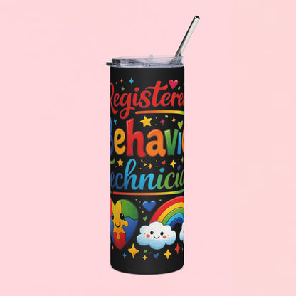 "Registered Behavior Technician" — 20oz Stainless Tumbler