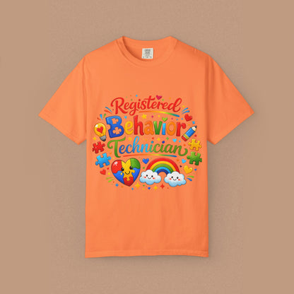 "Registered Behavior Technician" — Colorful Graphic T-Shirt