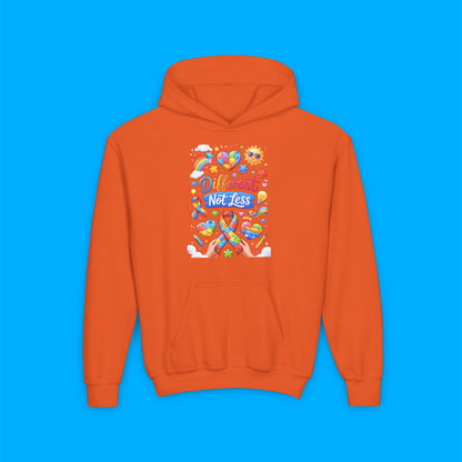 "Different Not Less" — Autism Awareness Youth Hoodie