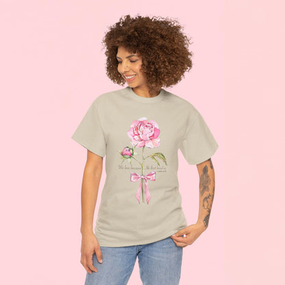 "Floral Rose" — Inspirational T‑Shirt
