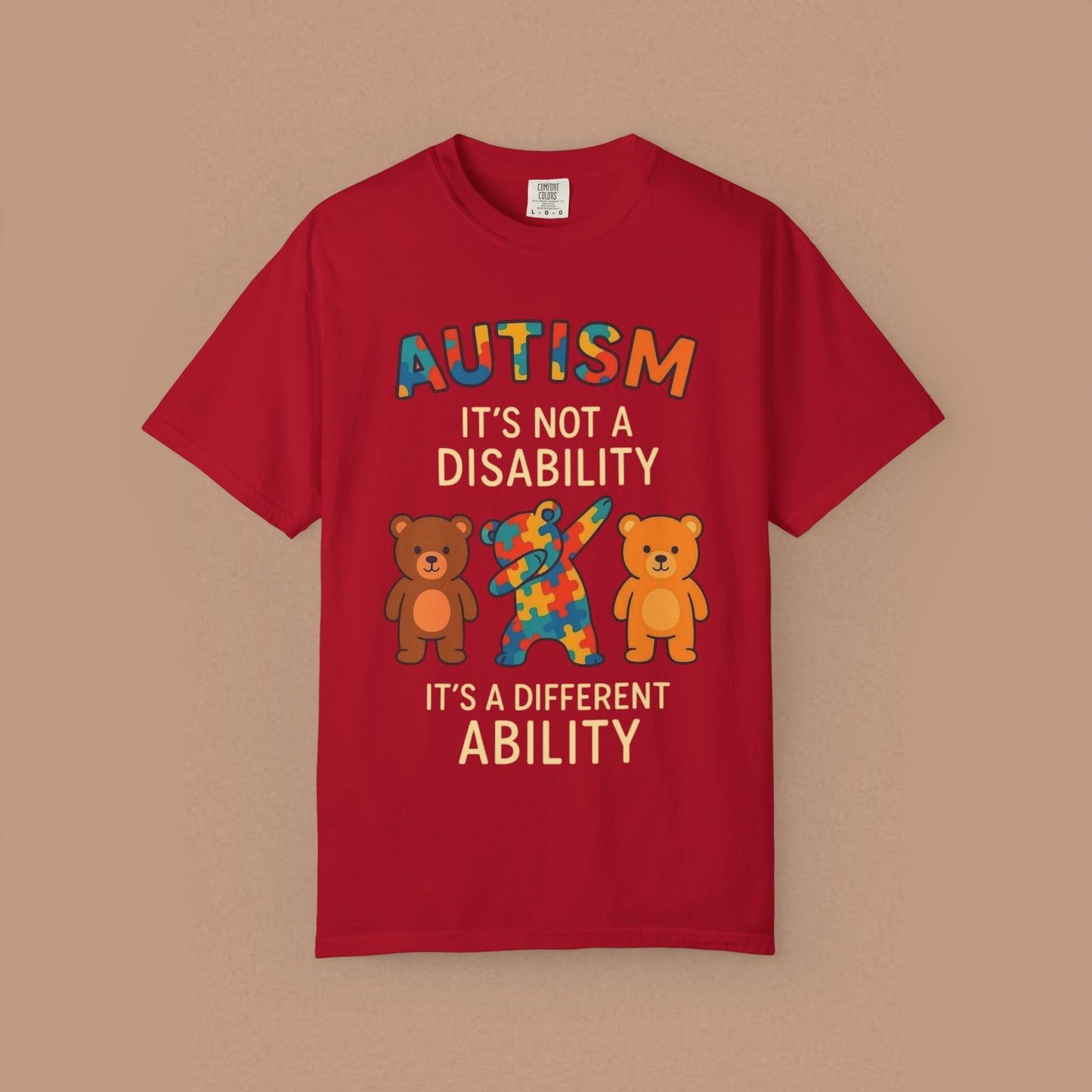"Autism It's Not A Disability, It's A Different Ability" — Autism Awareness T-Shirt