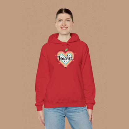 "Teacher" — Colorful Graphic Hoodie