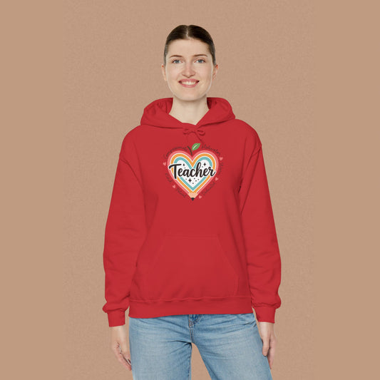 "Teacher" — Colorful Graphic Hoodie