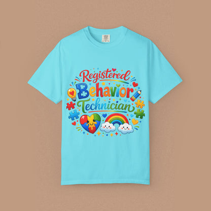 "Registered Behavior Technician" — Colorful Graphic T-Shirt