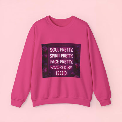 "Soul Pretty" — Inspirational Graphic Sweatshirt