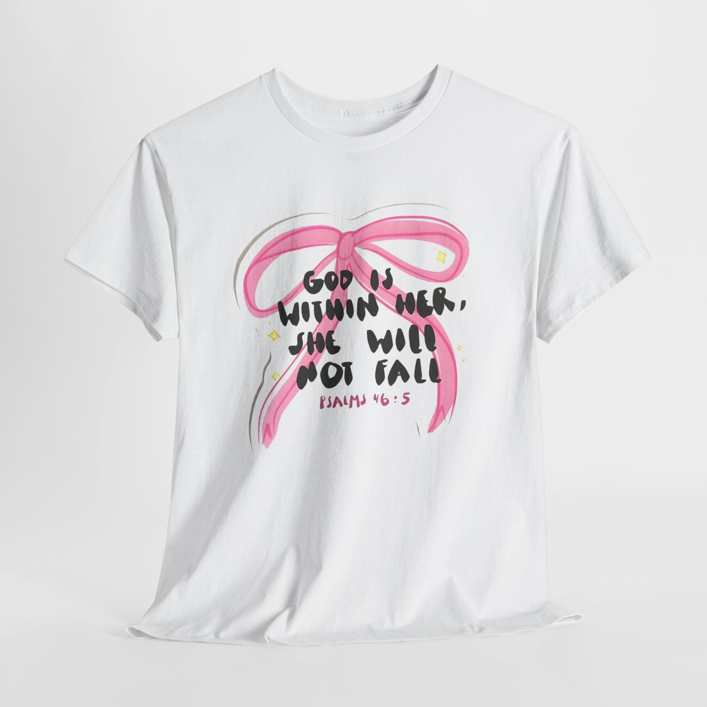 "God Is Within Her, She Will Not Fail" — Inspirational T-Shirt