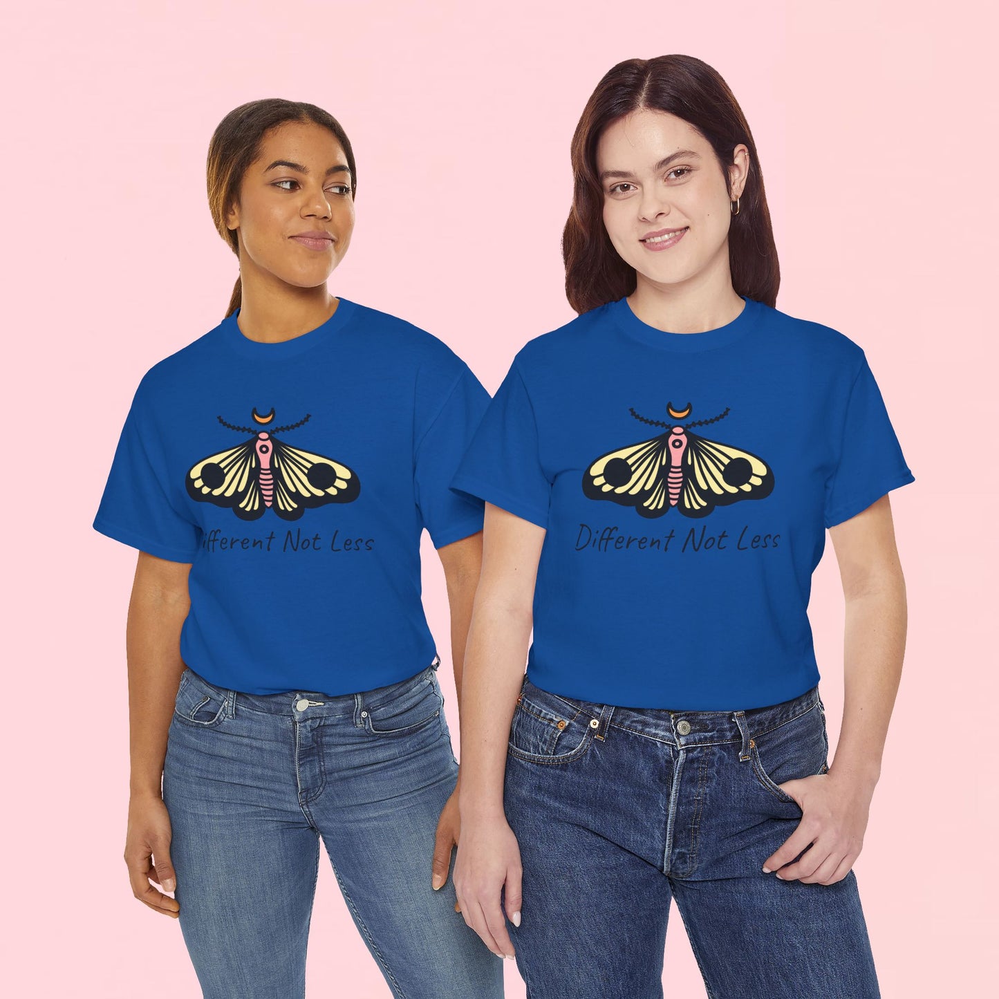 "Different Not Less" Inspirational Graphic T-Shirt