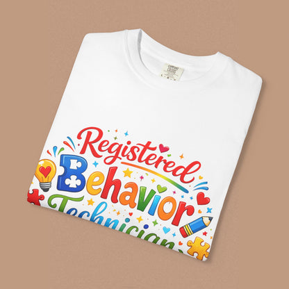 "Registered Behavior Technician" — Colorful Graphic T-Shirt