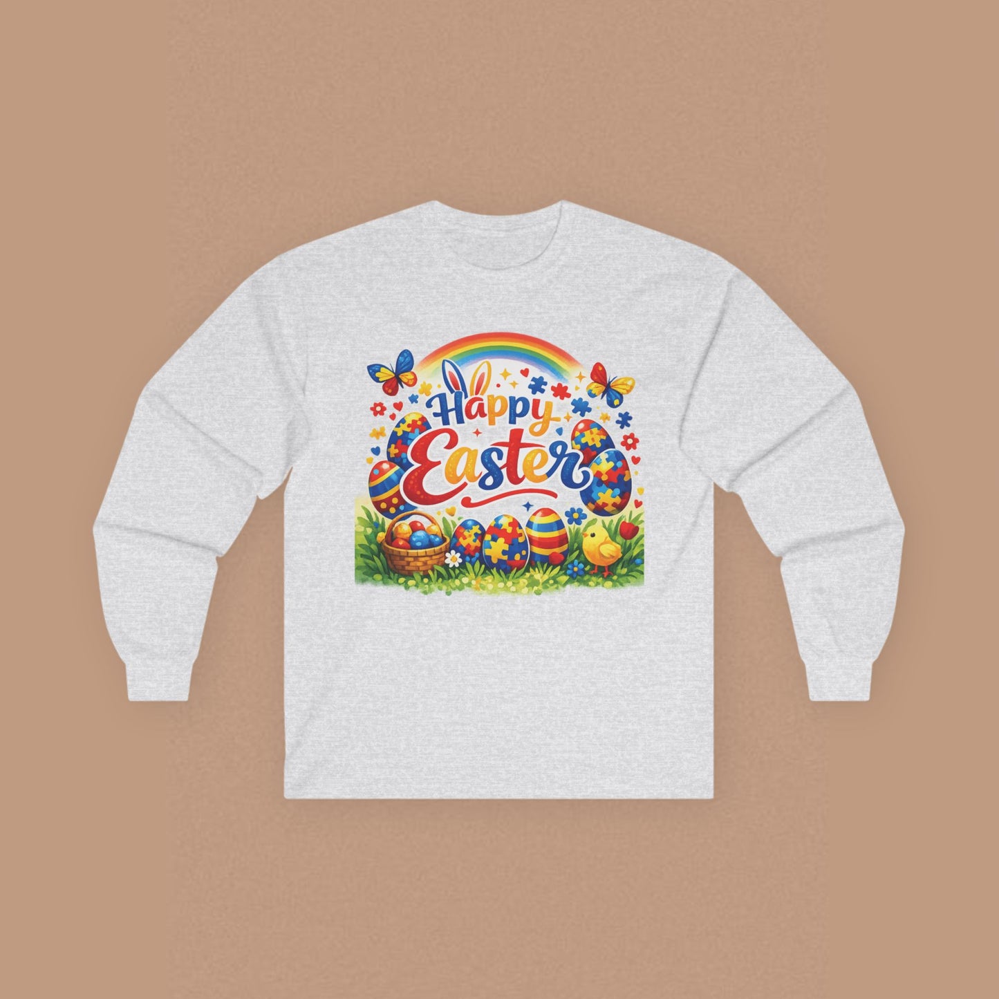 "Happy Easter" — Graphic Long Sleeve