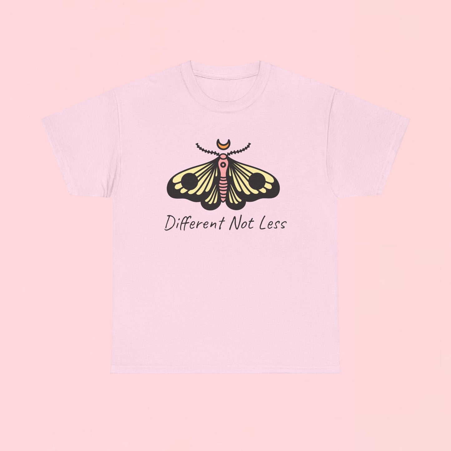 "Different Not Less" Inspirational Graphic T-Shirt