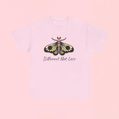 "Different Not Less" Inspirational Graphic T-Shirt