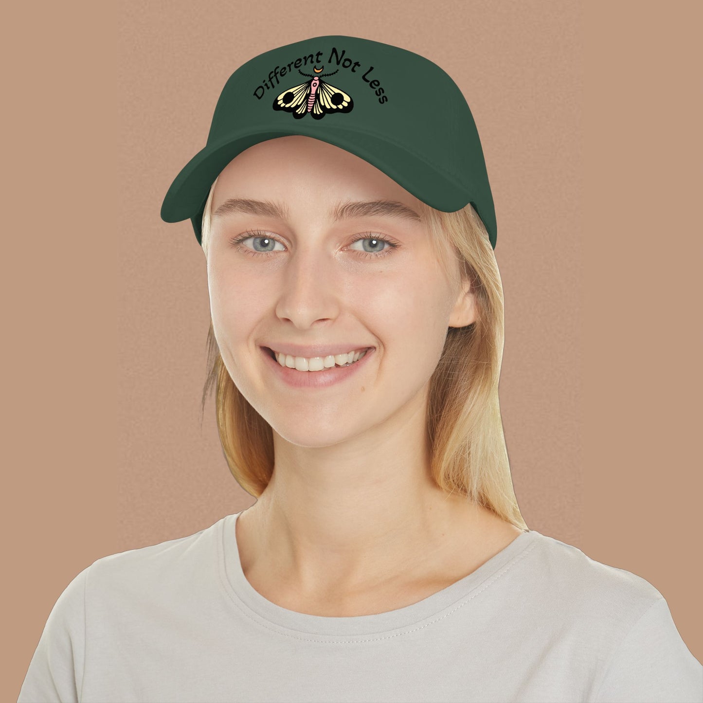 "Different Not Less" — Low Profile Hat