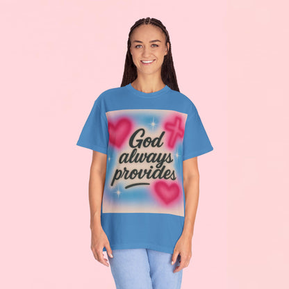 "God Always Provides" — Inspirational Graphic T-Shirt