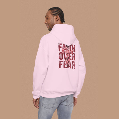 "Faith Over Fear" — Inspirational Graphic Hoodie