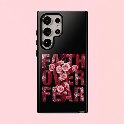 "Faith Over Fear" — Inspirational Tough Phone Case