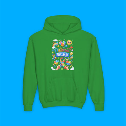 "Different Not Less" — Autism Awareness Youth Hoodie