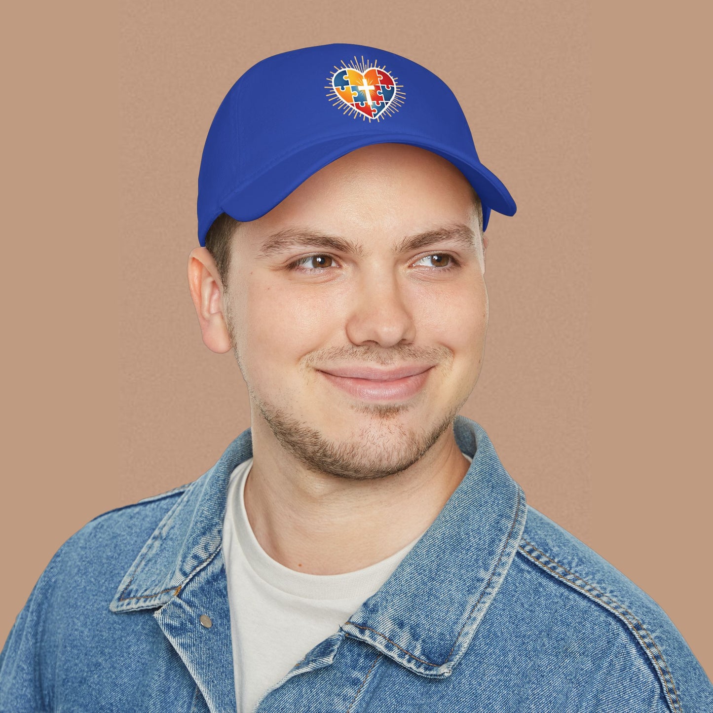 "Autism Puzzle Heart" — Low Profile Hat