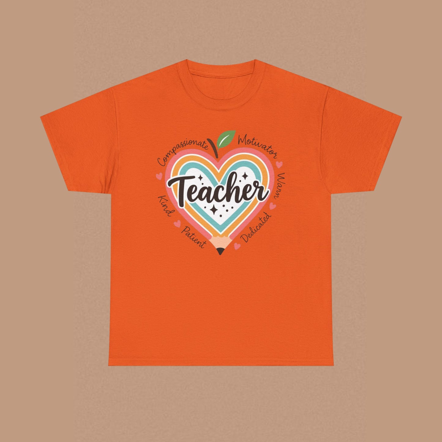 "Teacher" — Colorful Graphic T-shirt