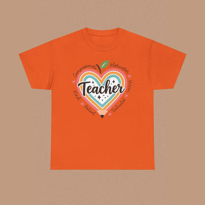 "Teacher" — Colorful Graphic T-shirt