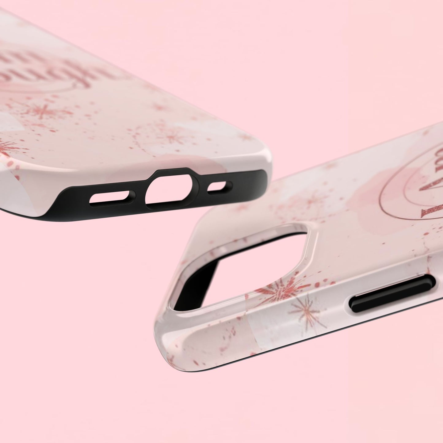 "I Am Enough" — Pink Inspirational Tough Phone Case