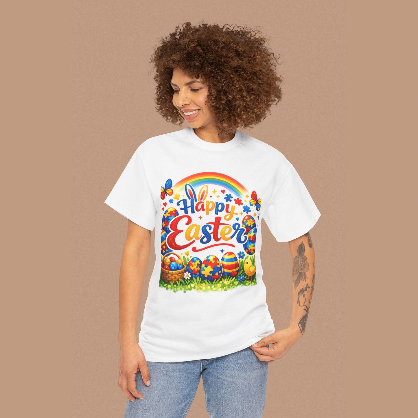 "Happy Easter" — Graphic T-Shirt