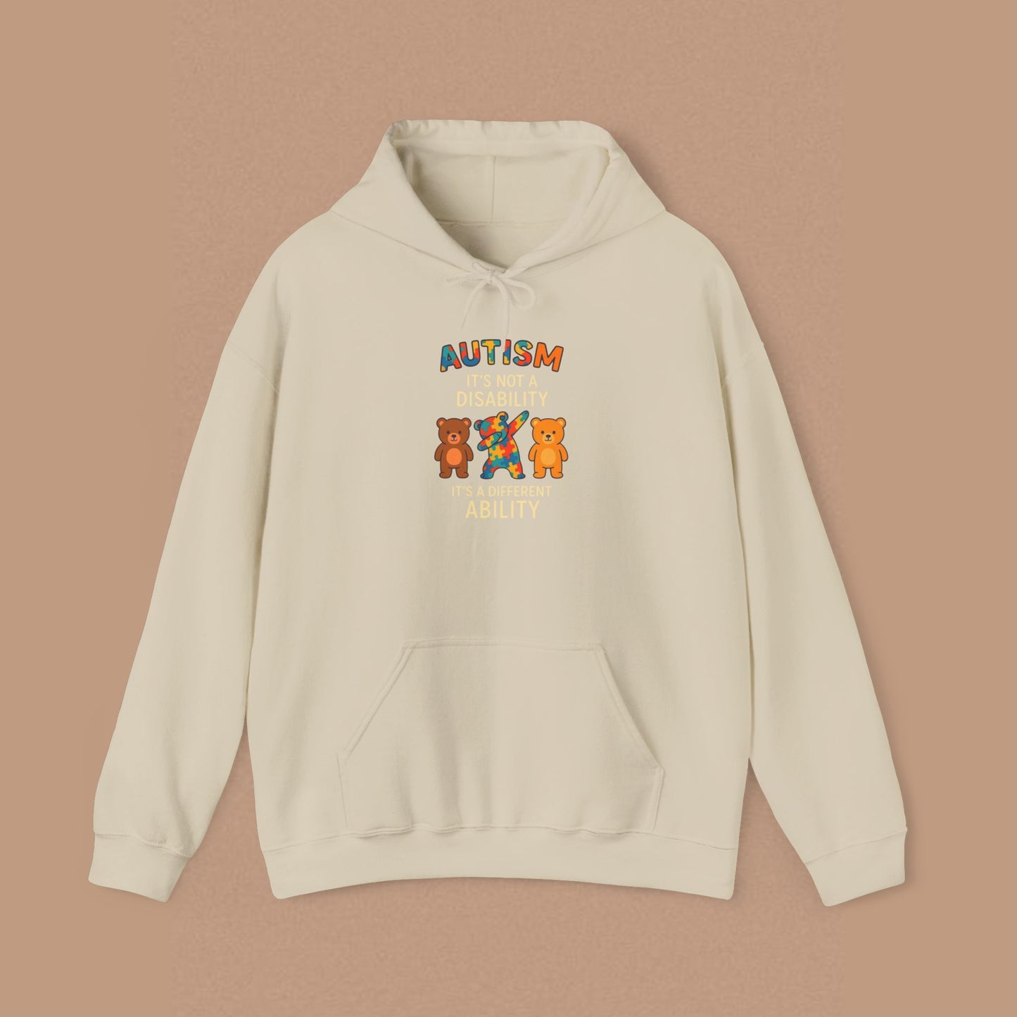 "Autism It's Not A Disability, It's A Different Ability" — Autism Awareness Hoodie