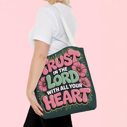 "Trust in the Lord with All Your Heart" — Faith Tote Bag