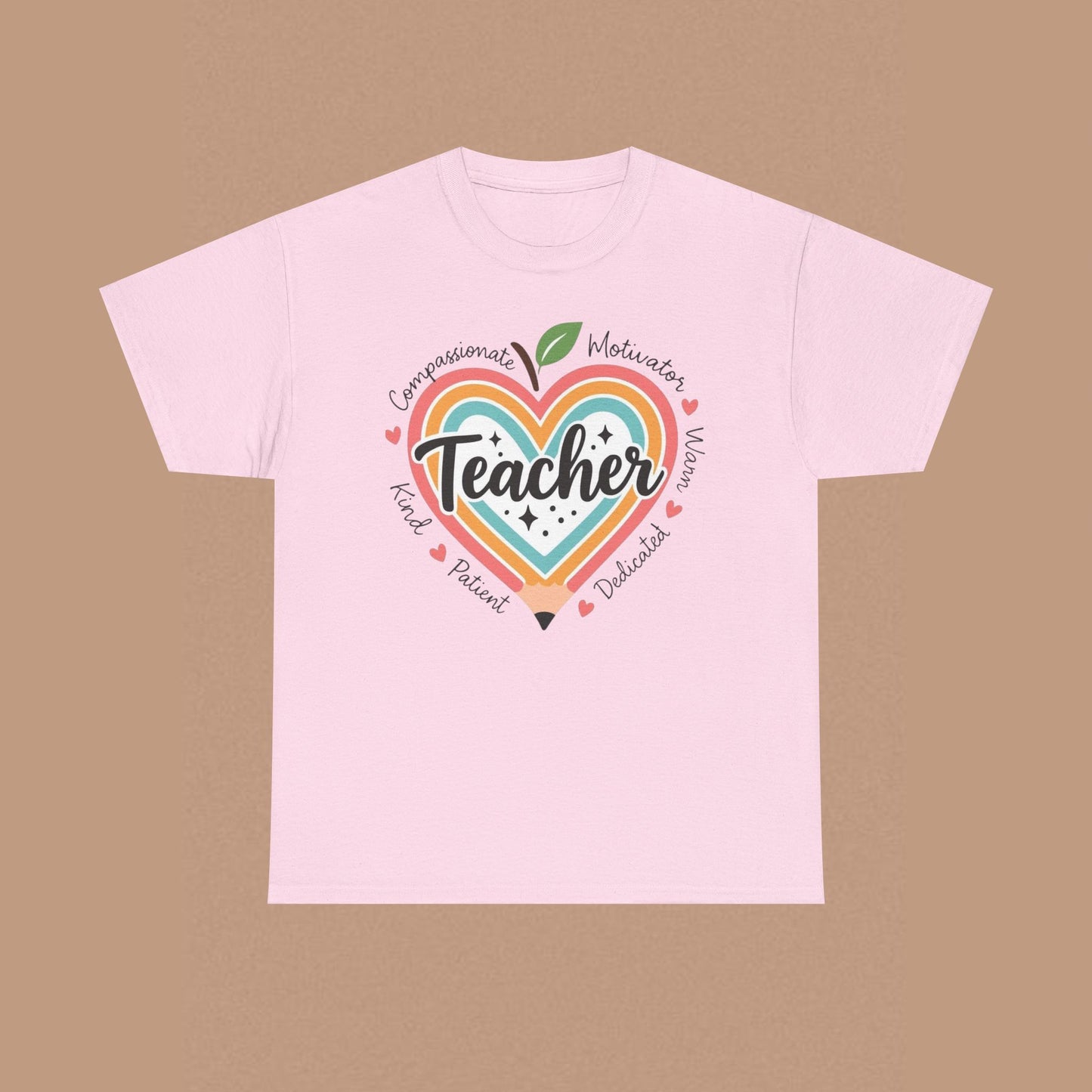 "Teacher" — Colorful Graphic T-shirt