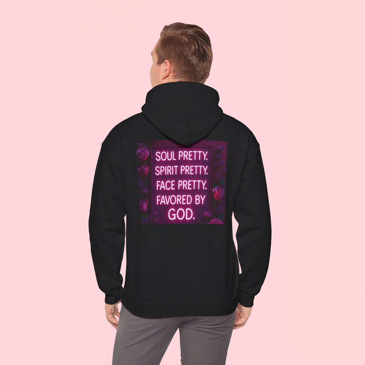 "Soul Pretty" — Inspirational Graphic Hoodie