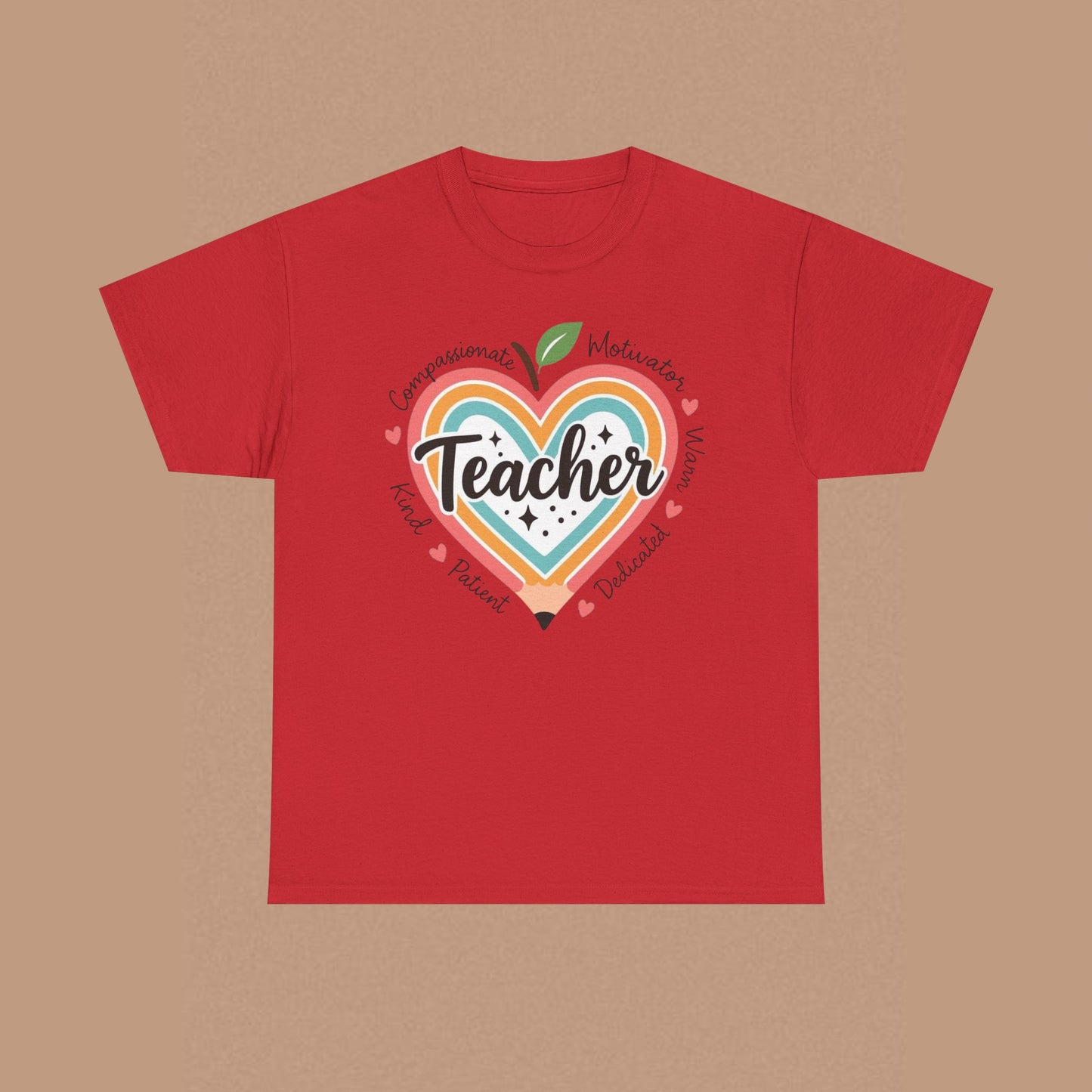 "Teacher" — Colorful Graphic T-shirt