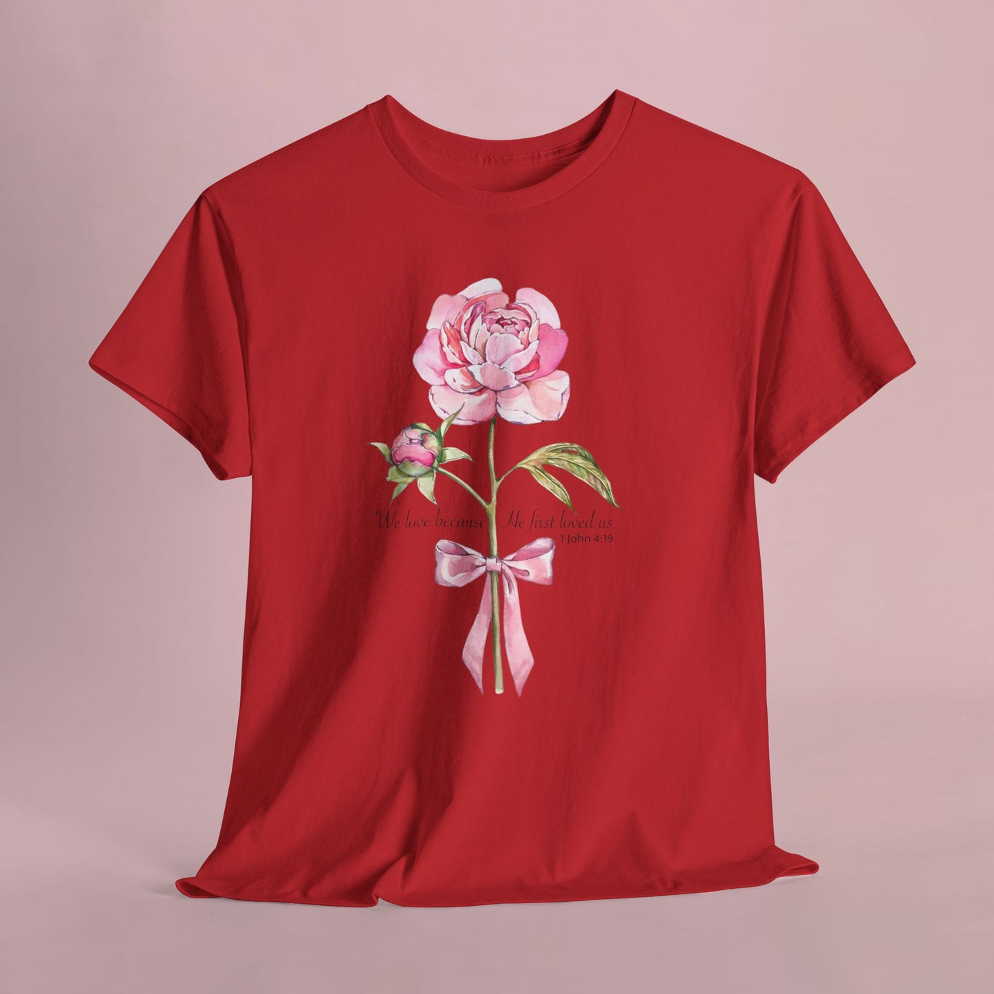 "Floral Rose" — Inspirational T‑Shirt