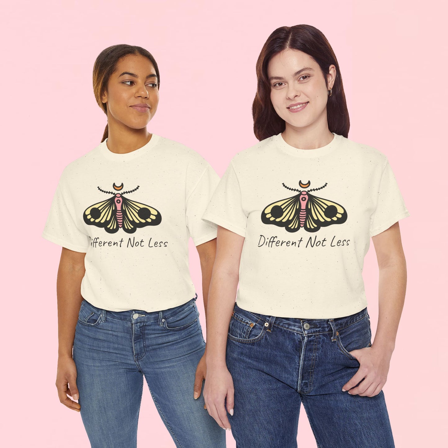 "Different Not Less" Inspirational Graphic T-Shirt