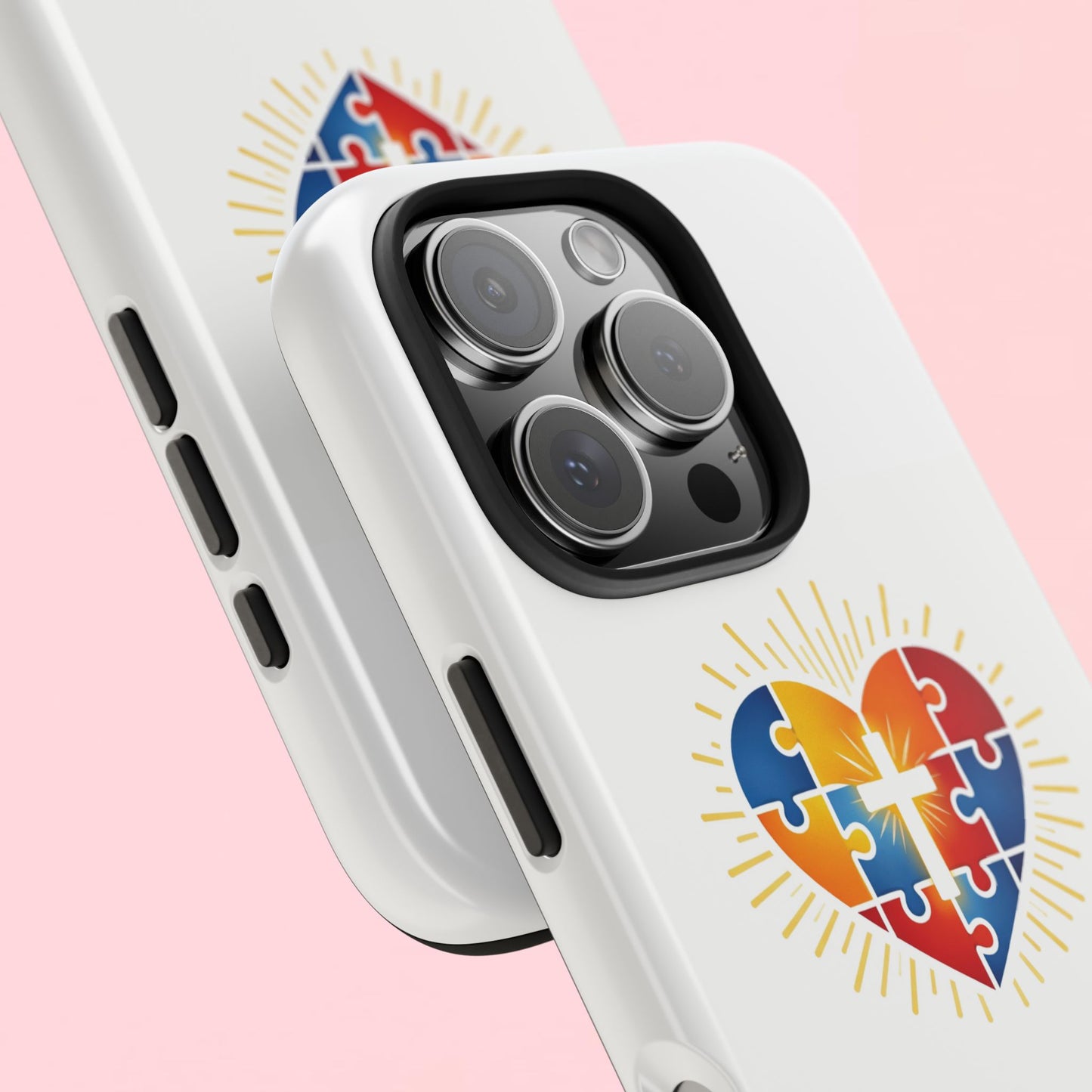 "Autism Puzzle Heart" — Tough Phone Case