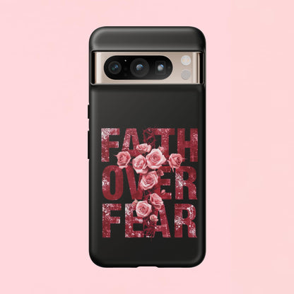 "Faith Over Fear" — Inspirational Tough Phone Case