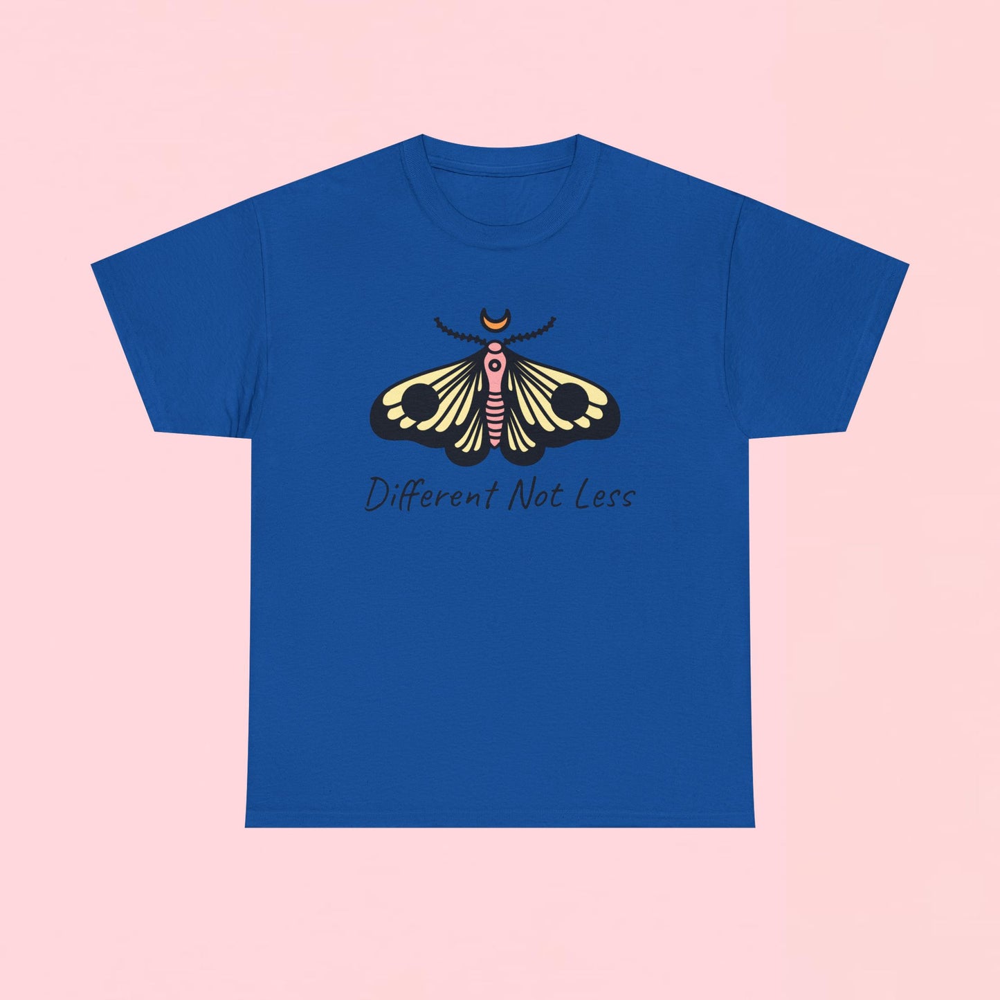 "Different Not Less" Inspirational Graphic T-Shirt
