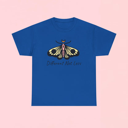 "Different Not Less" Inspirational Graphic T-Shirt