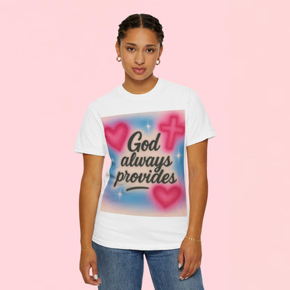 "God Always Provides" — Inspirational Graphic T-Shirt