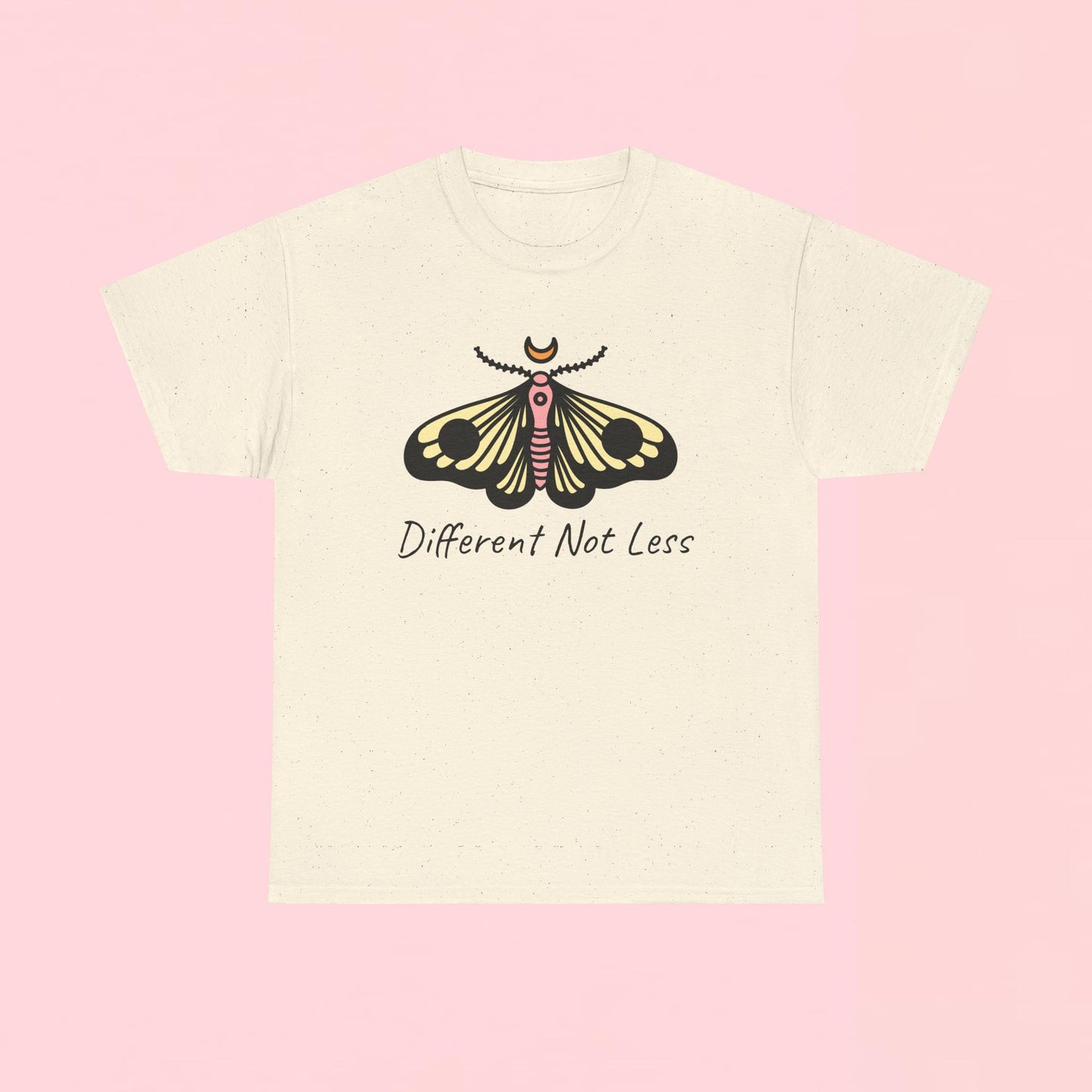 "Different Not Less" Inspirational Graphic T-Shirt