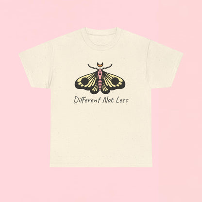 "Different Not Less" Inspirational Graphic T-Shirt