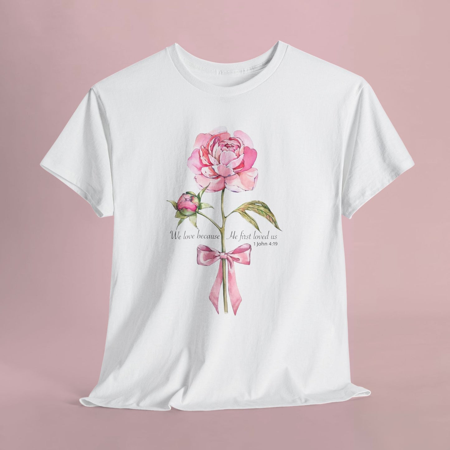 "Floral Rose" — Inspirational T‑Shirt