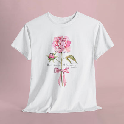 "Floral Rose" — Inspirational T‑Shirt