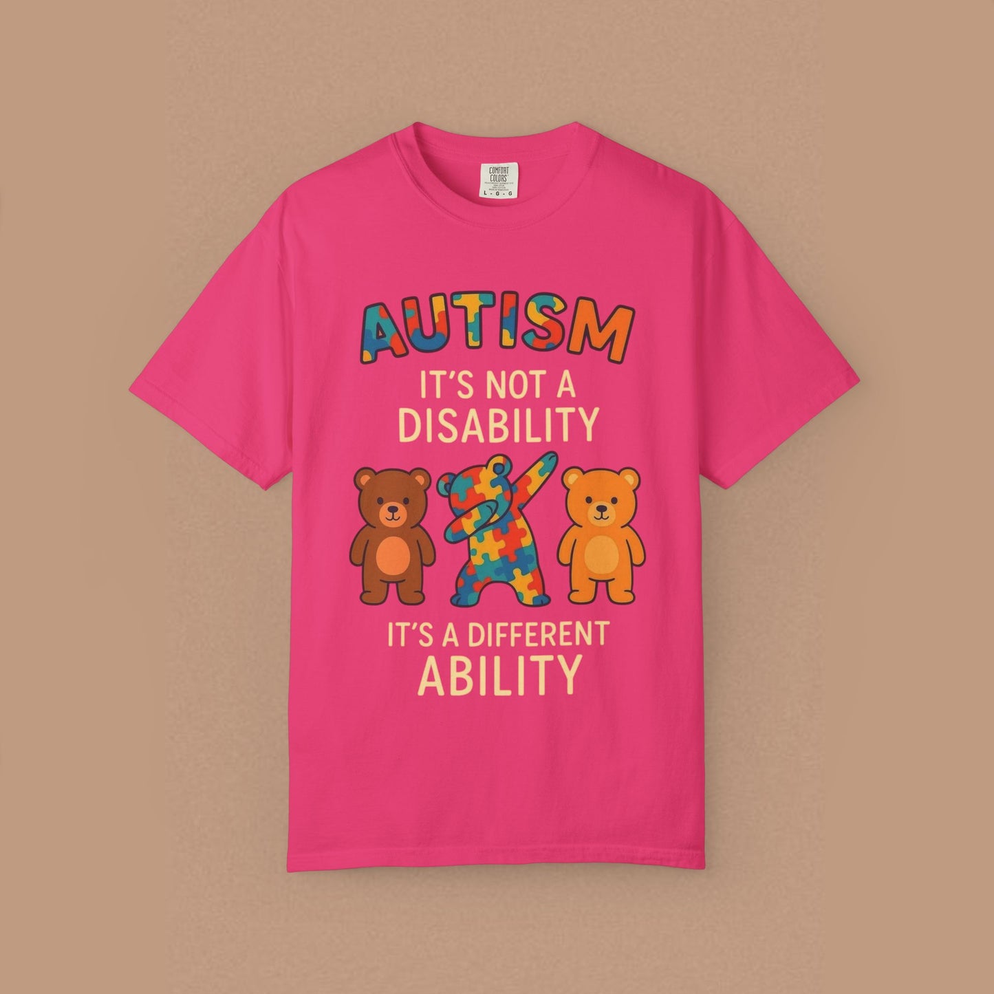 "Autism It's Not A Disability, It's A Different Ability" — Autism Awareness T-Shirt