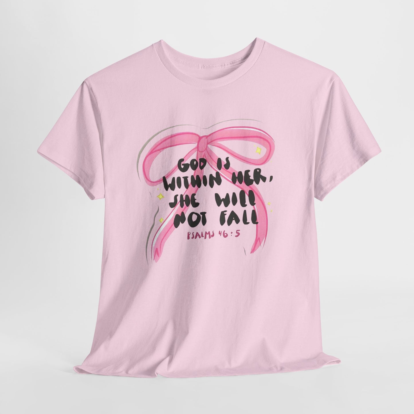 "God Is Within Her, She Will Not Fail" — Inspirational T-Shirt