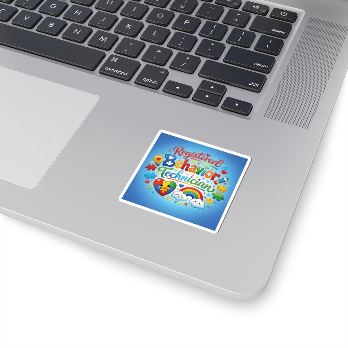 "Registered Behavior Technician" — Colorful Kiss-Cut Sticker