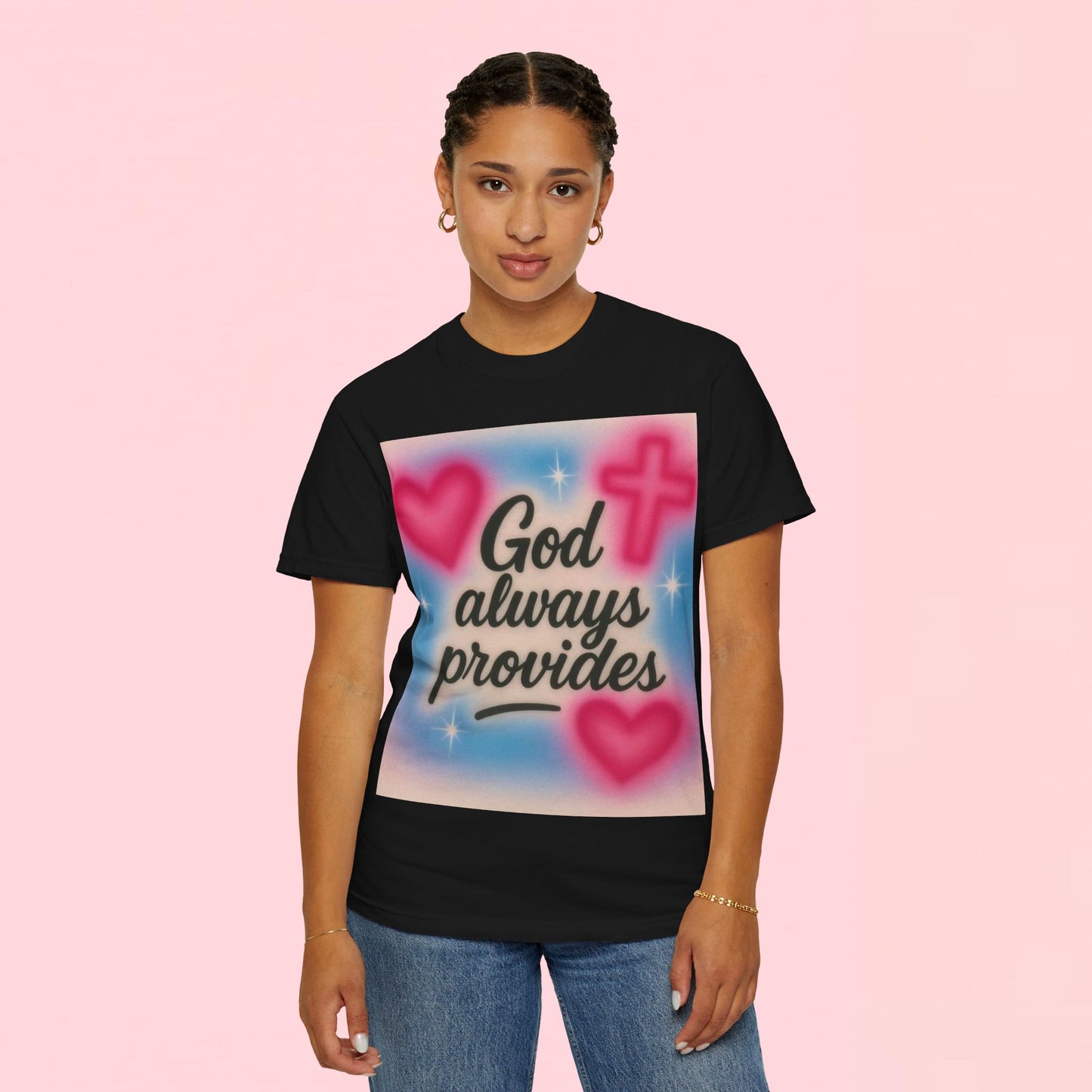 "God Always Provides" — Inspirational Graphic T-Shirt