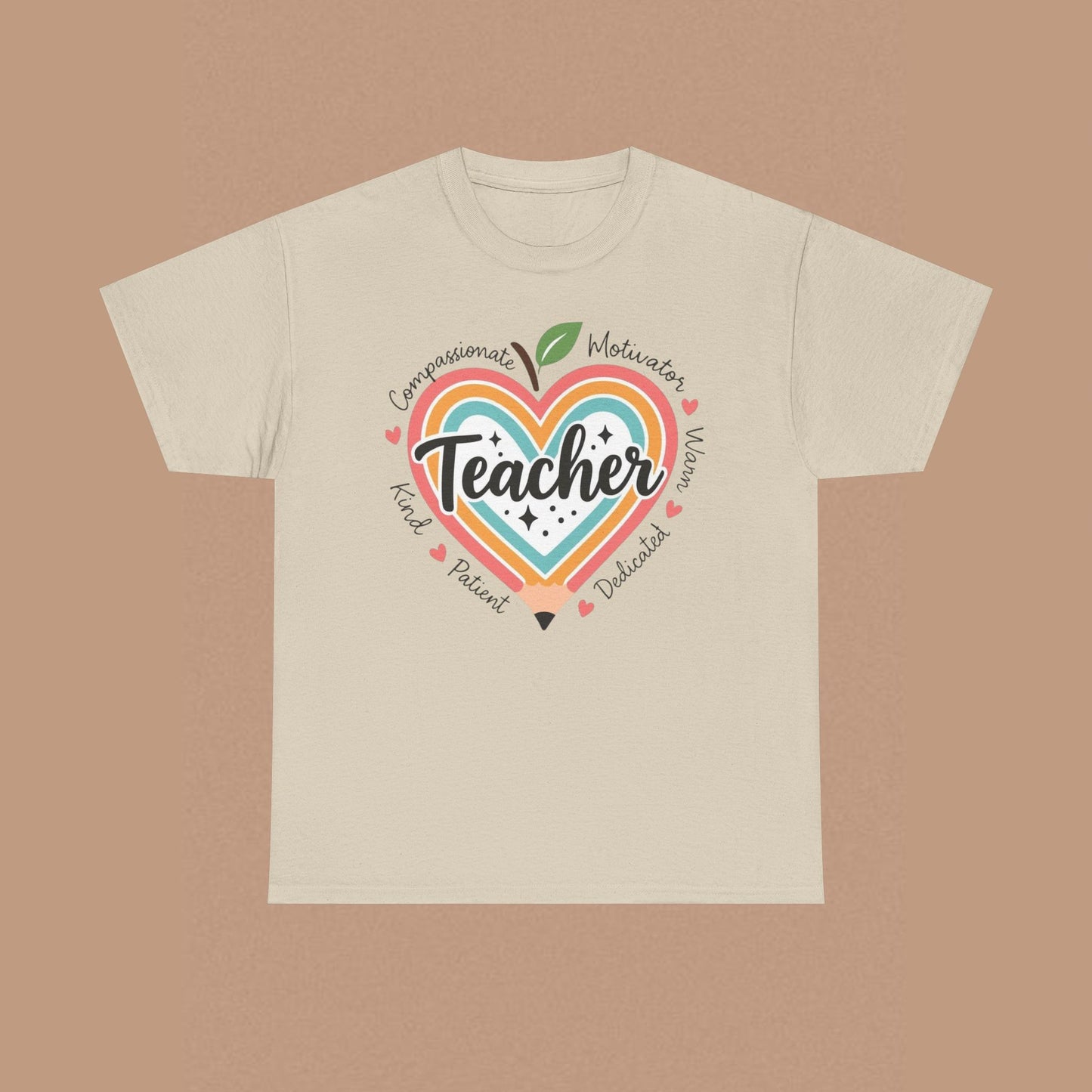 "Teacher" — Colorful Graphic T-shirt