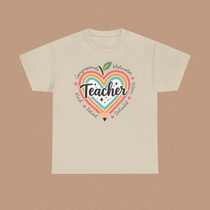 "Teacher" — Colorful Graphic T-shirt