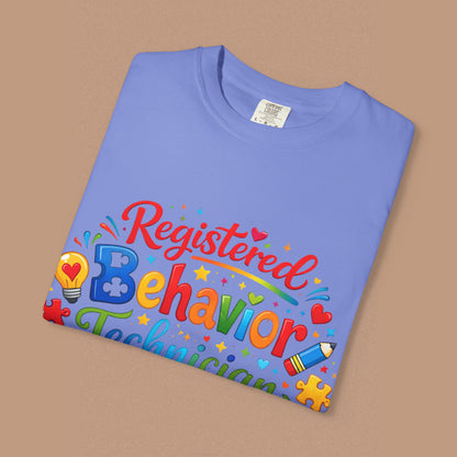 "Registered Behavior Technician" — Colorful Graphic T-Shirt
