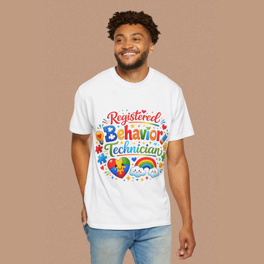 "Registered Behavior Technician" — Colorful Graphic T-Shirt