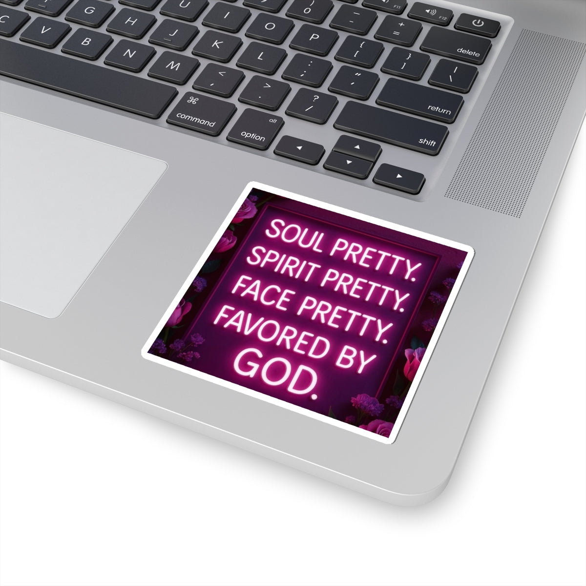 "Soul Pretty"  — Inspirational Kiss-Cut Sticker